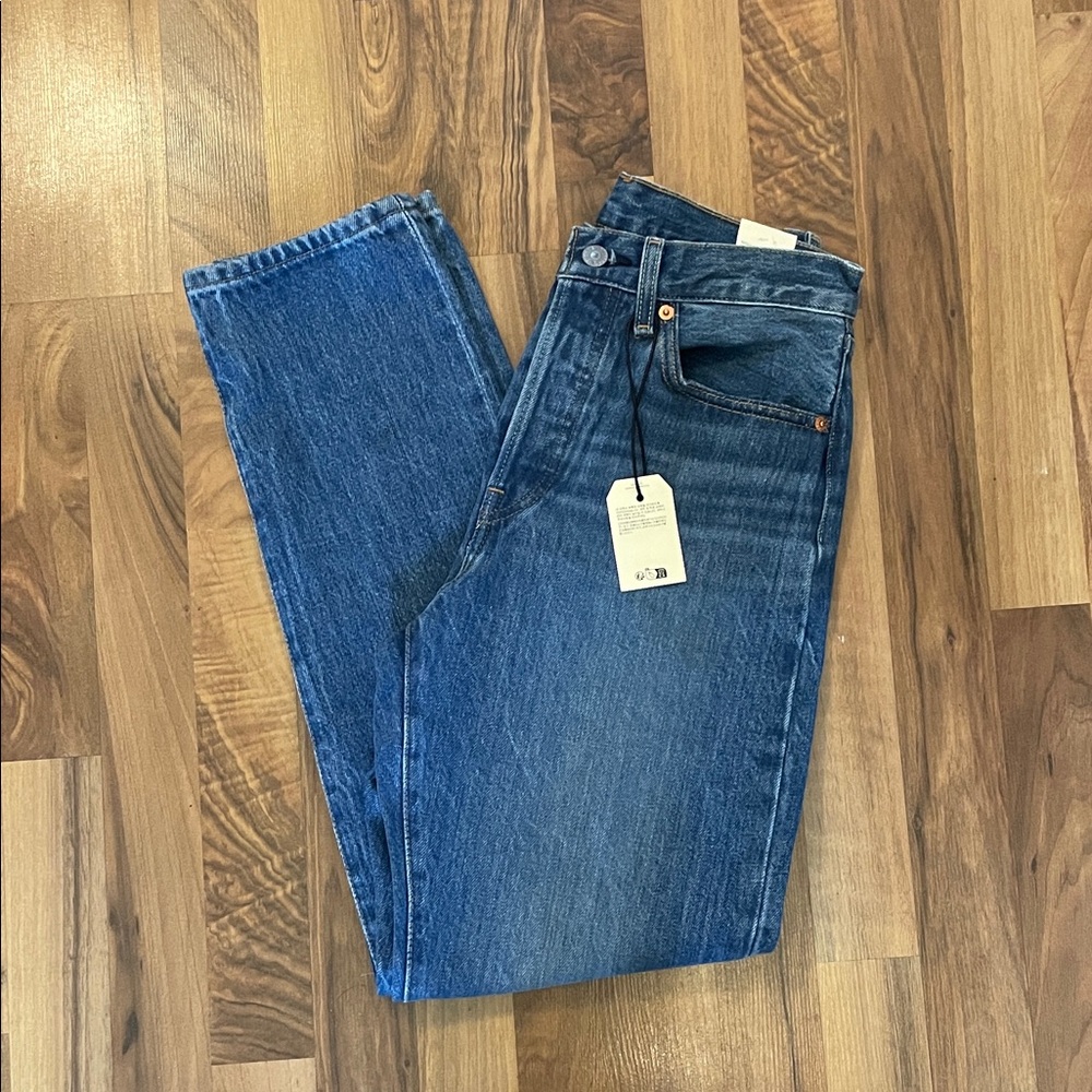 Levi's Blue Straight Leg Women's Jeans